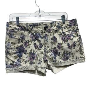 DL1961 Stella Shorts size 30 Katniss Floral Denim‎ Ivory blue summer short